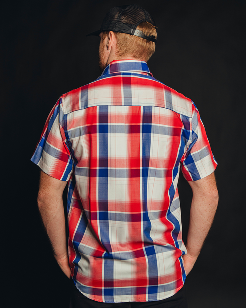 THE FALLEN BAMBOO SHORT SLEEVE BUTTON UP - MENS